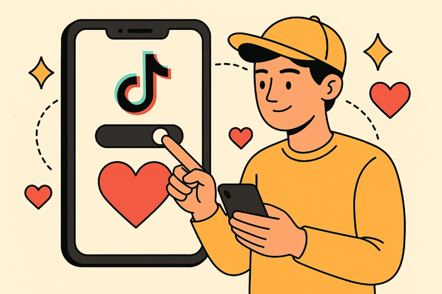 Como Ativar as Curtidas do TikTok