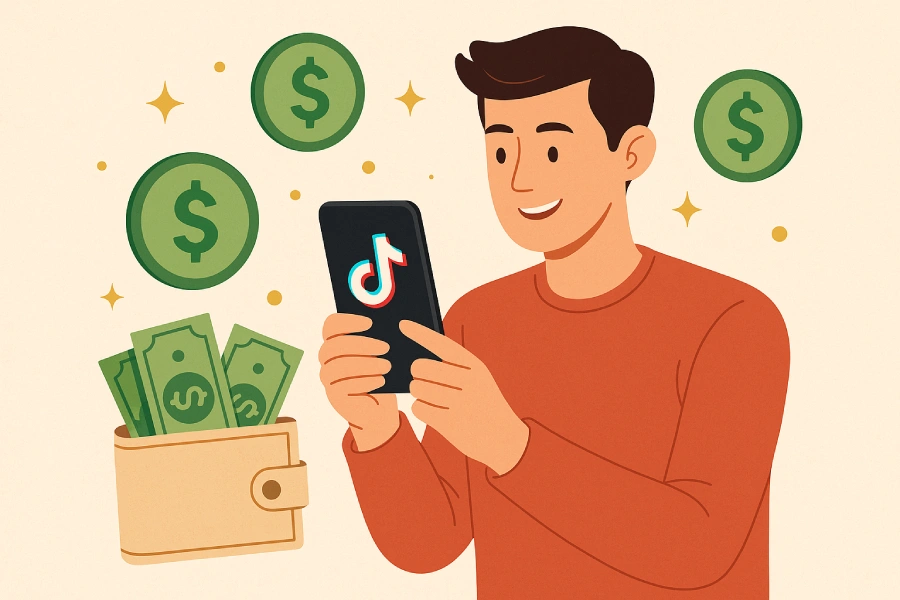 Como ganhar dinheiro no TikTok