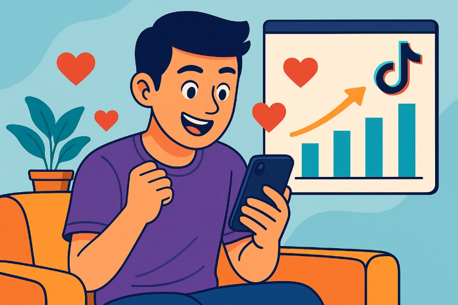 Como posso aumentar as curtidas no TikTok?