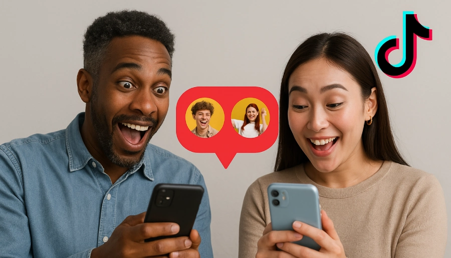 Como usar duetos e colabs para conseguir mais curtidas no TikTok