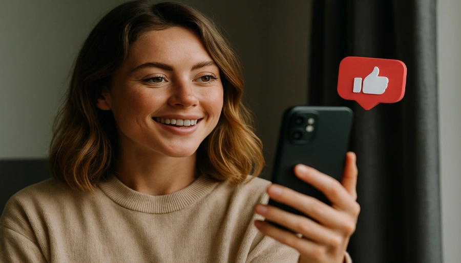Por que vídeos com rosto costumam receber mais curtidas no TikTok?
