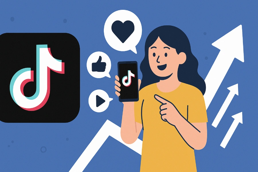 Como posso viralizar no TikTok sem pagar?