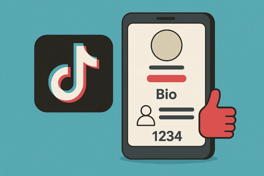 O que devo colocar na minha bio do TikTok para ganhar seguidores?