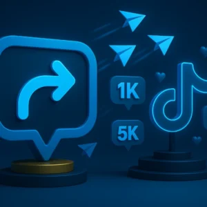 Comprar Compartilhamentos no TikTok Barato