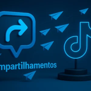 Comprar Compartilhamentos no TikTok Entrega Instantânea