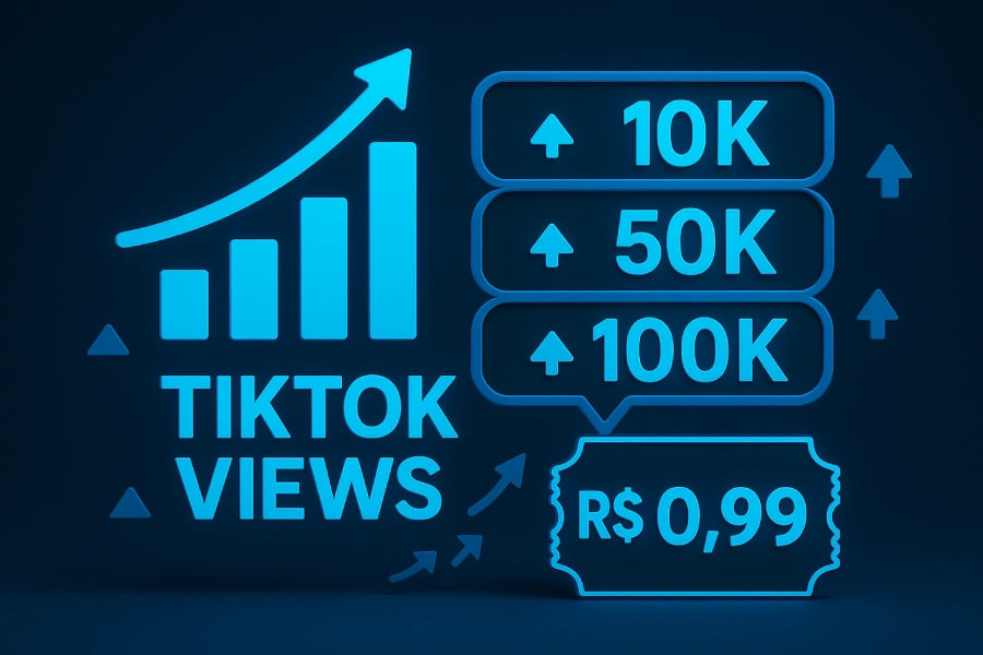 Comprar visualizações tiktok teste grátis com garantia