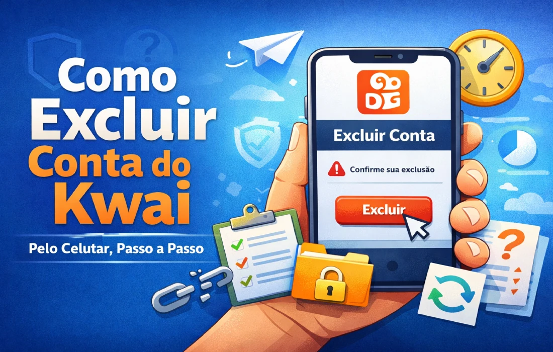 Como Excluir Conta do Kwai