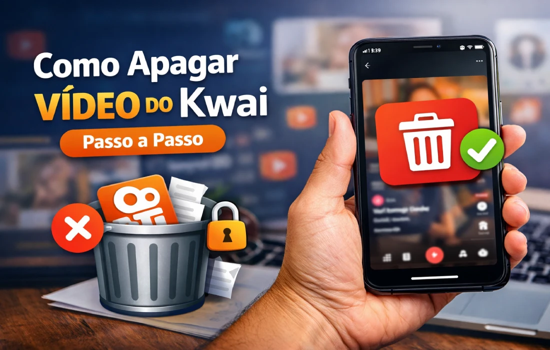 Como apagar video do kwai
