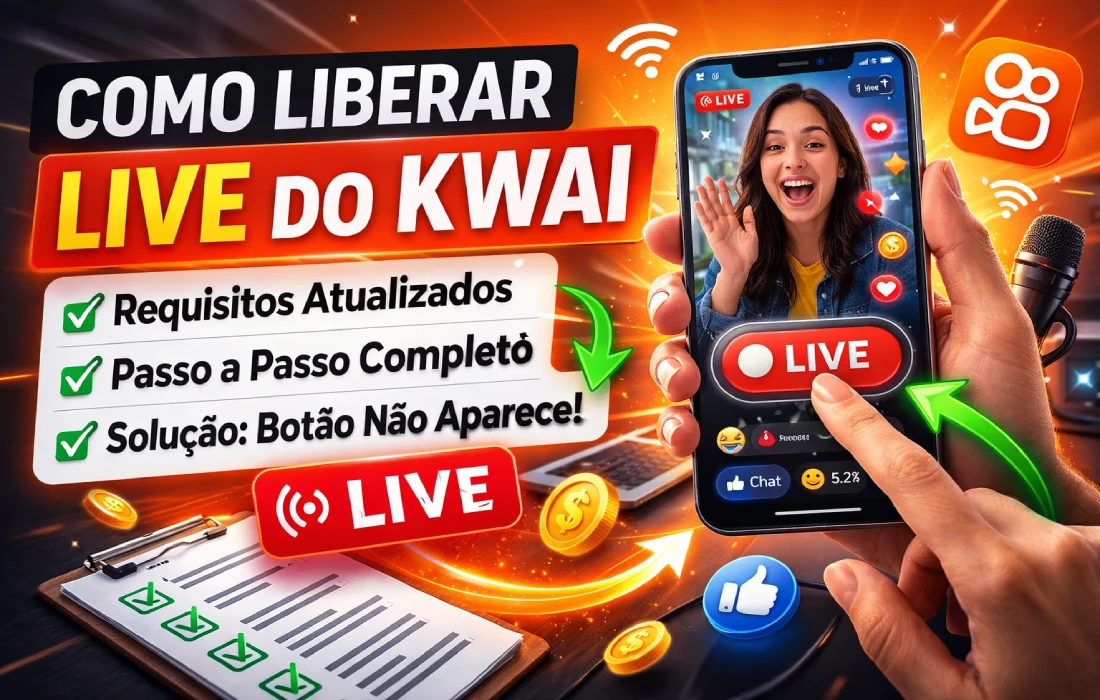 Como liberar live do Kwai
