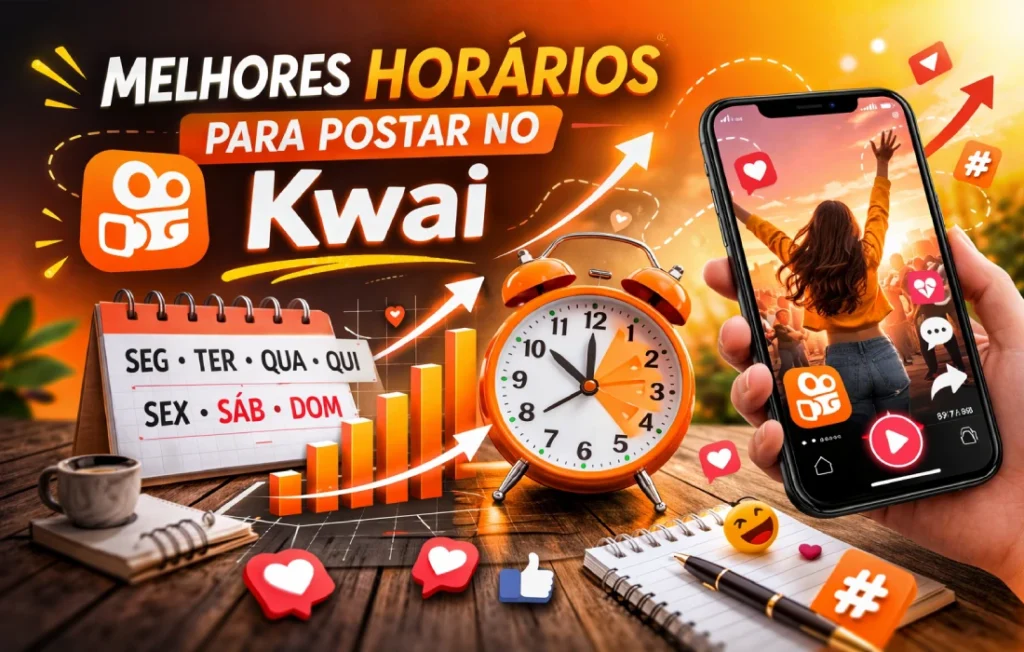 Melhores horários para postar no Kwai