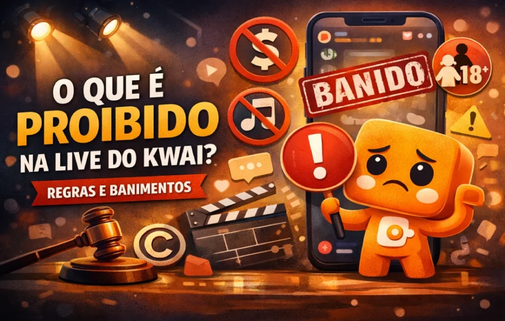O que é proibido na live do Kwai