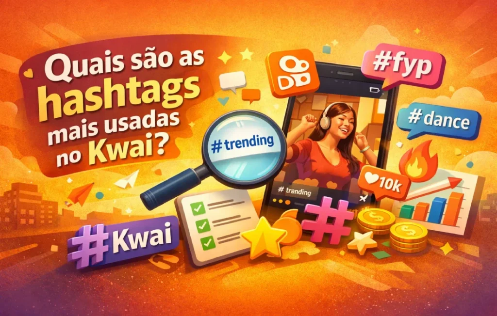 as hashtags mais usadas no Kwai