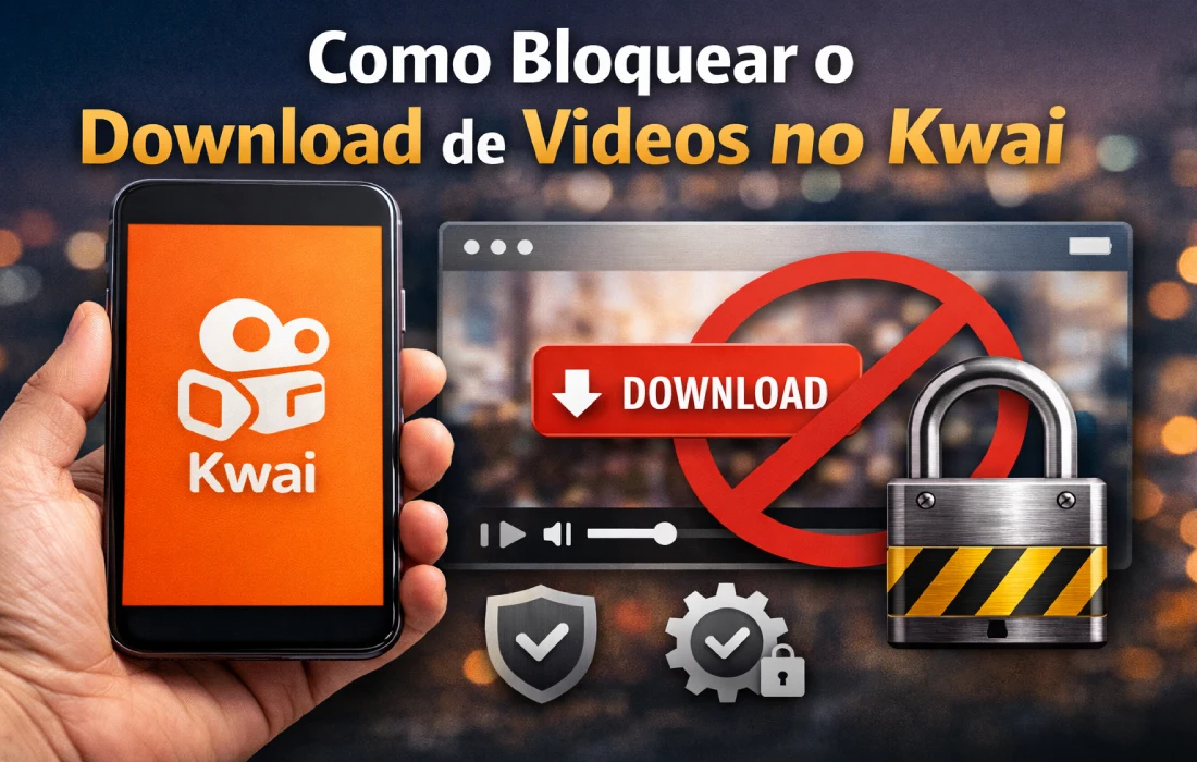 bloquear o download de vídeos no Kwai