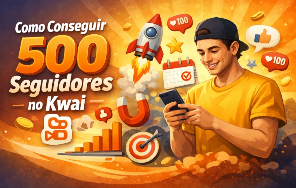 conseguir 500 seguidores no Kwai