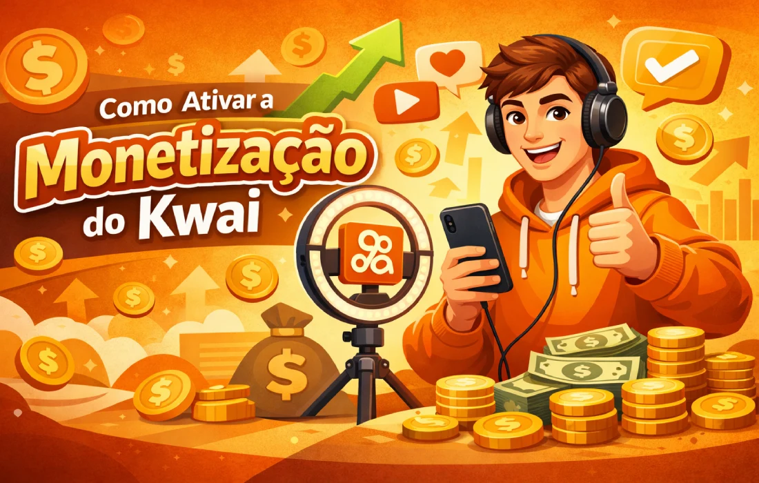 Como ativar a monetização do Kwai