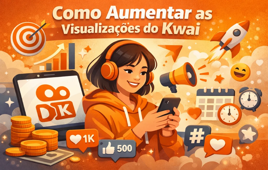 aumentar as visualizações do Kwai