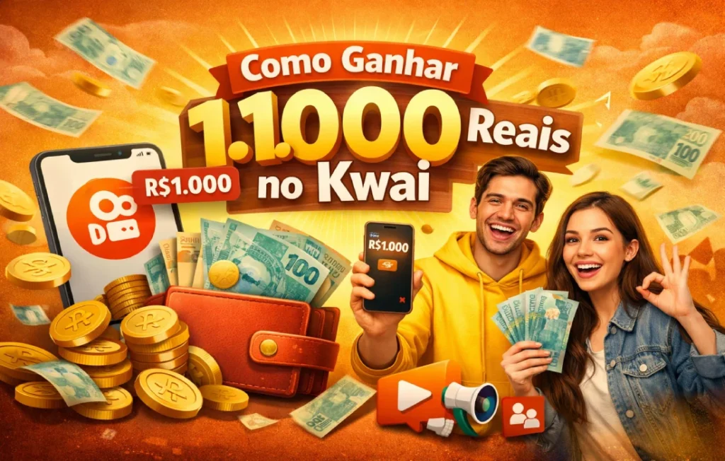 ganhar 1.000 reais no Kwai