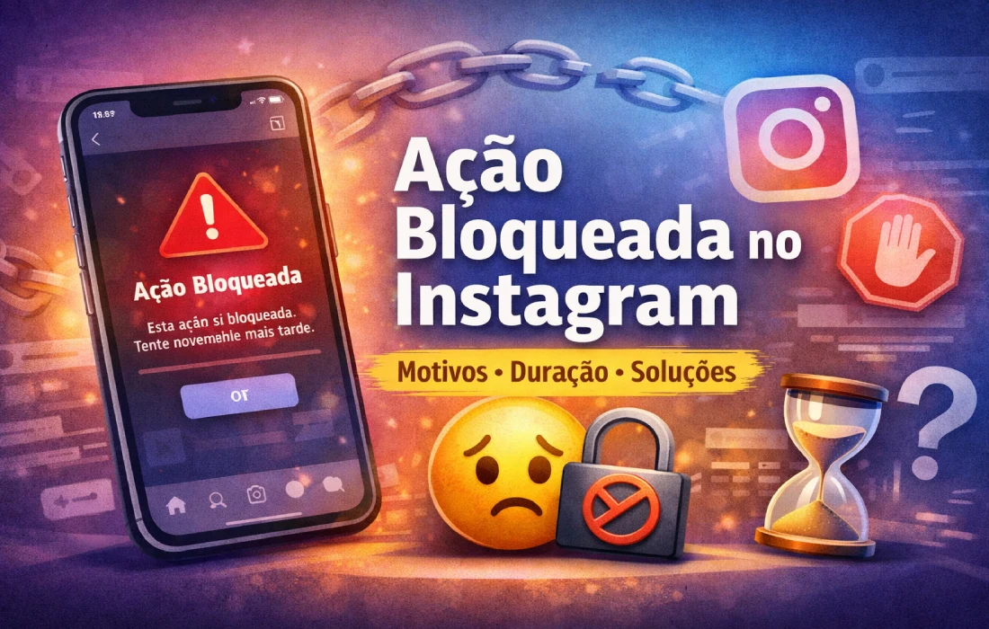 Ação bloqueada no Instagram