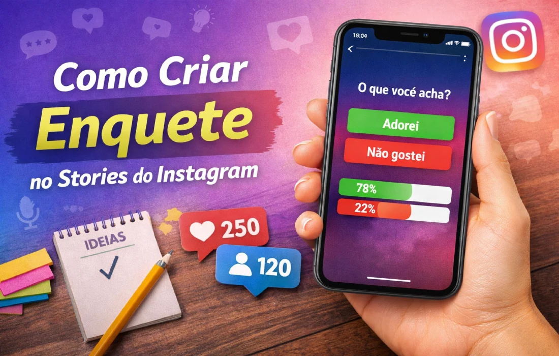 Como Criar Enquete no Stories do Instagram