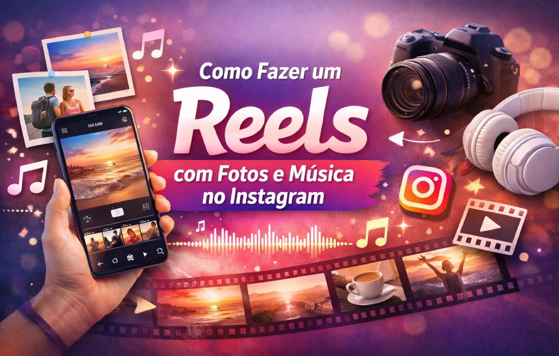 Como Fazer um Reels com Fotos e Música