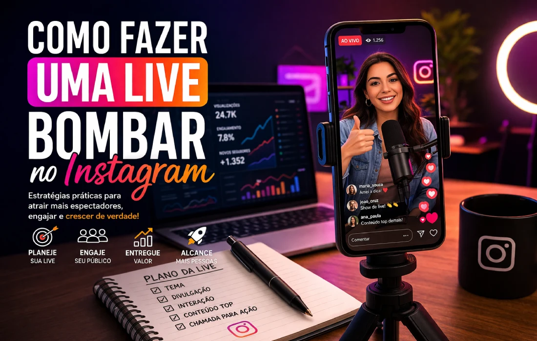 Como Fazer uma Live Bombar no Instagram