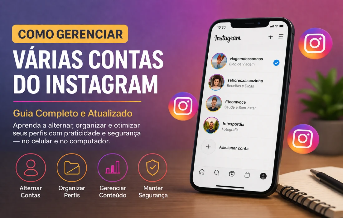 Como Gerenciar Várias Contas do Instagram
