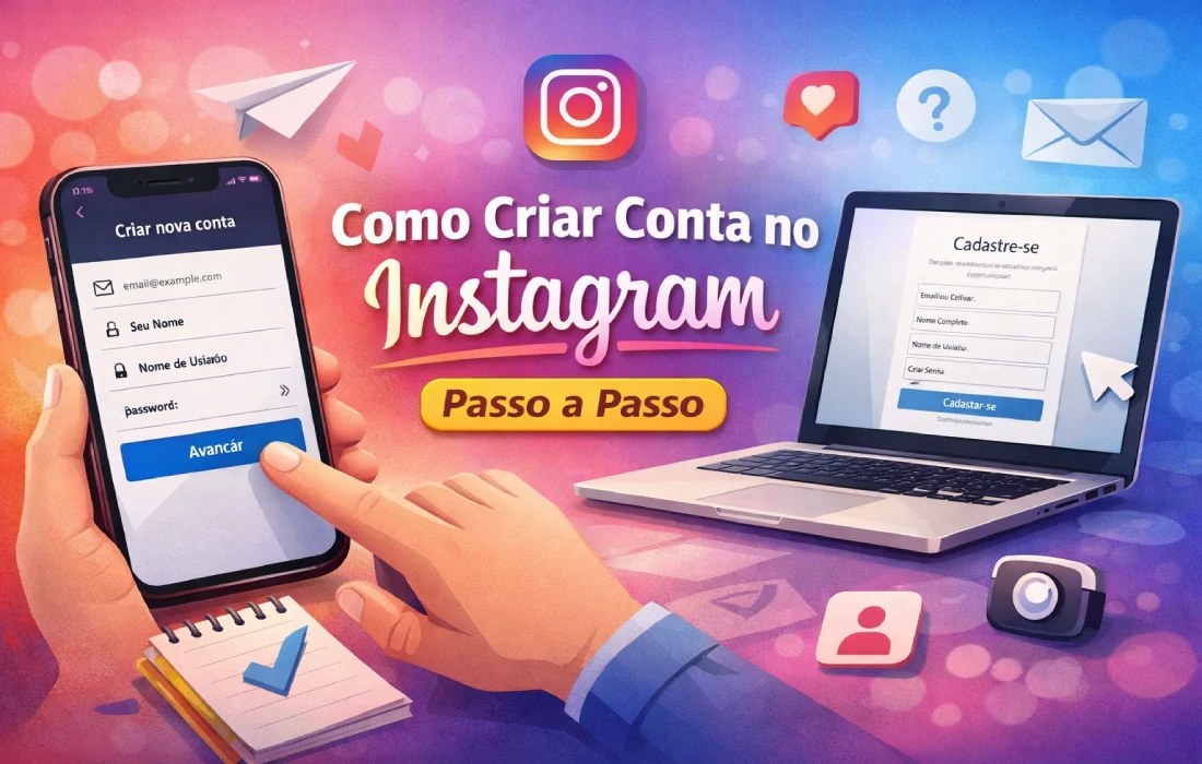 Como criar conta no Instagram