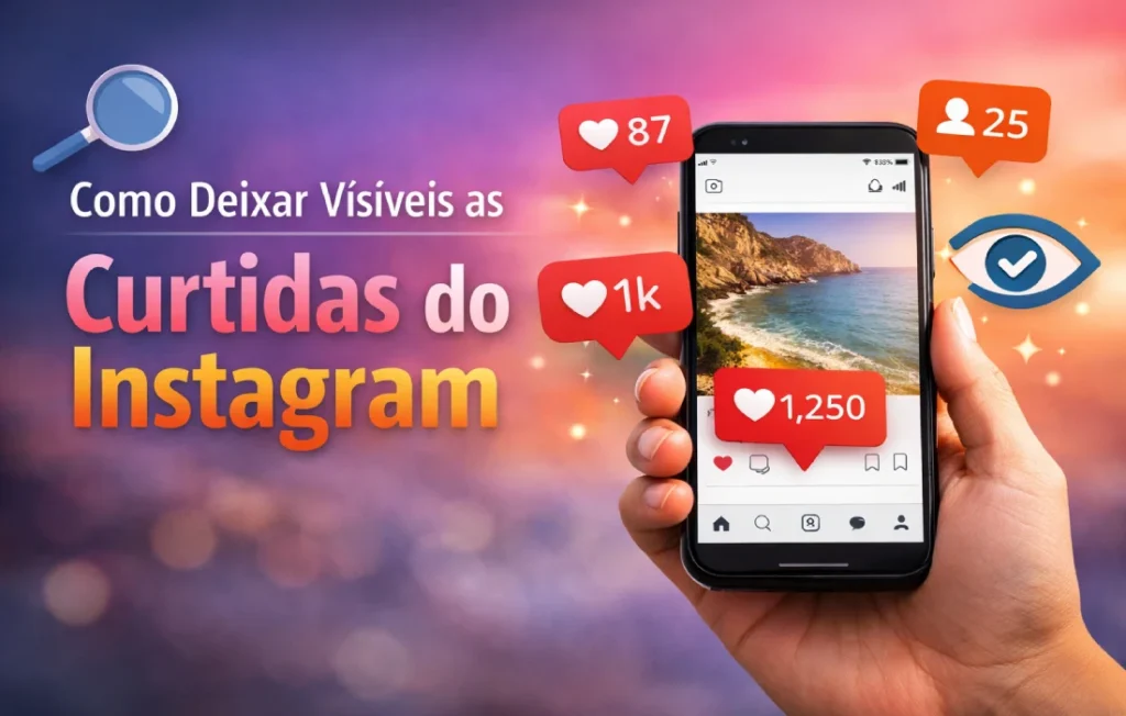 Como deixar visíveis as curtidas do Instagram