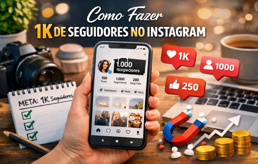 Como fazer 1k de seguidores no Instagram