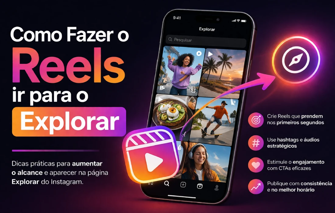 Como fazer o Reels ir para o Explorar