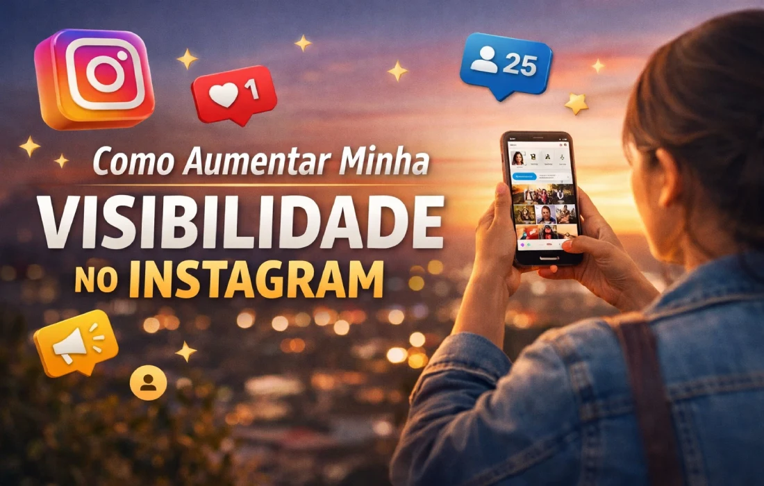 Como posso aumentar minha visibilidade no Instagram