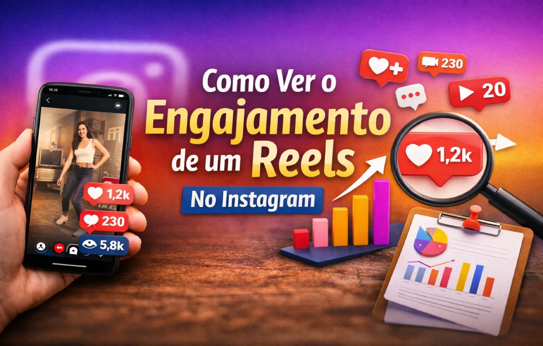 Como ver o engajamento de um reels no Instagram