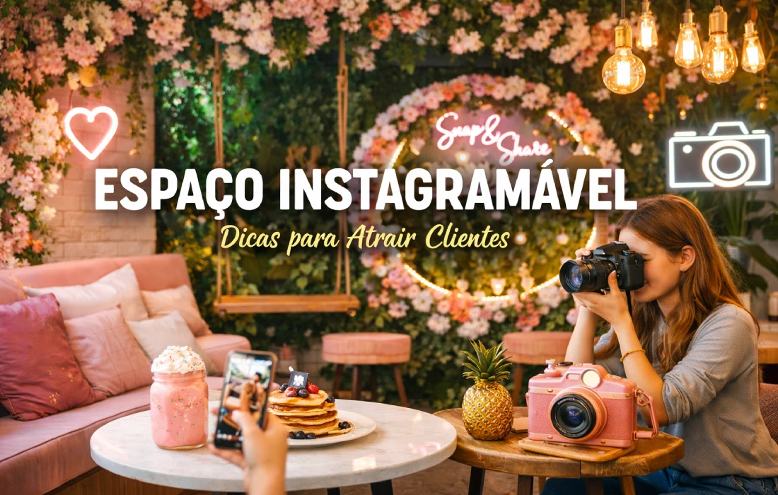 Espaço instagramável