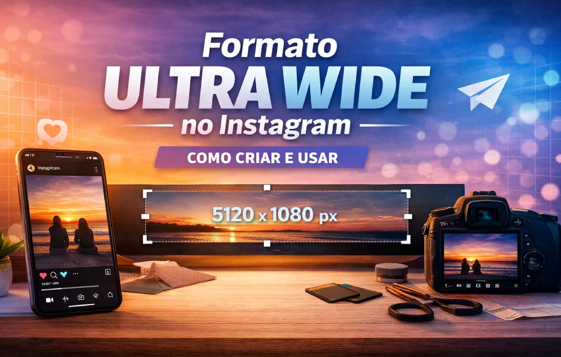 Formato ultra wide no Instagram