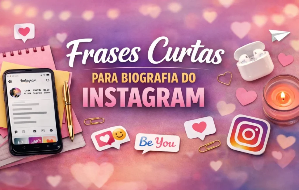 Frases curtas para biografia do Instagram