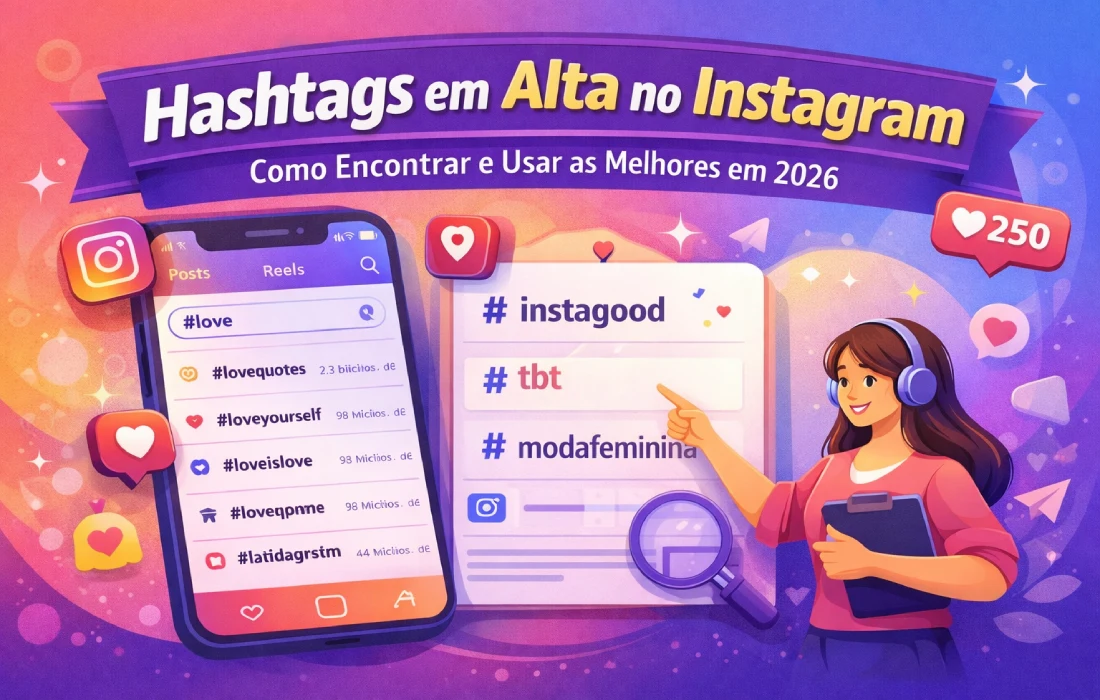 Hashtags em Alta no Instagram