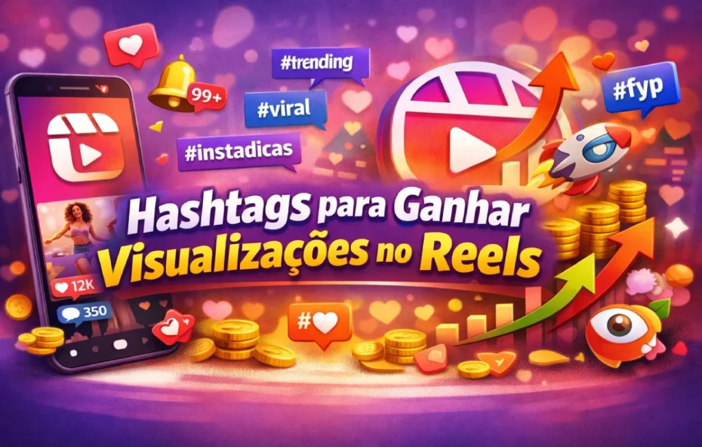 Hashtags para Ganhar Visualizações no Reels