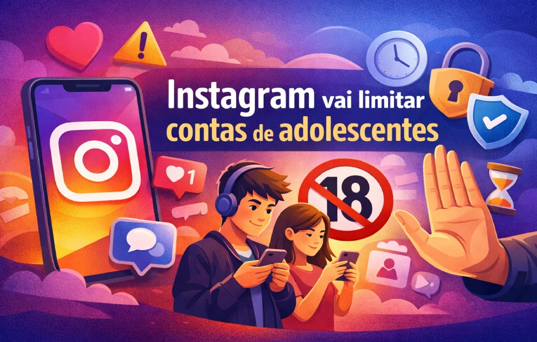 Instagram vai limitar contas de adolescentes