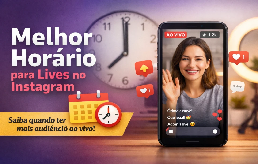 Melhor horário para lives no Instagram