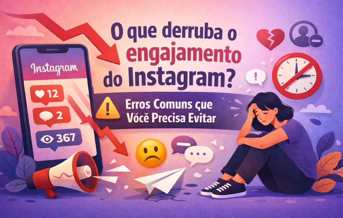 O que derruba o engajamento do Instagram