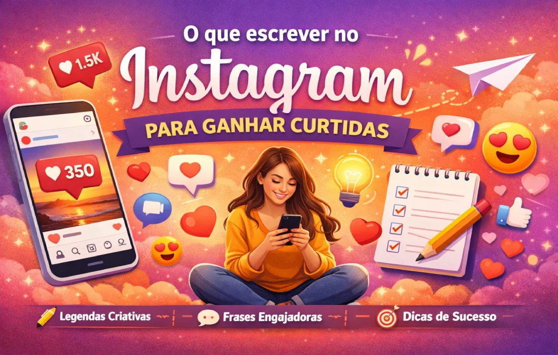 O que escrever no Instagram para ganhar curtidas