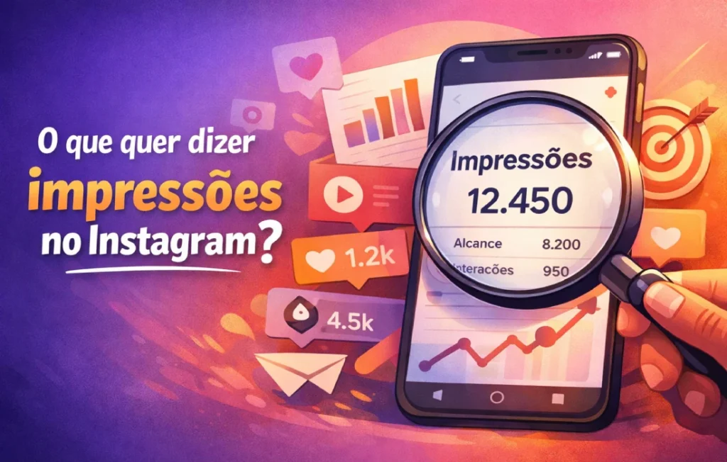 O que quer dizer impressões no Instagram