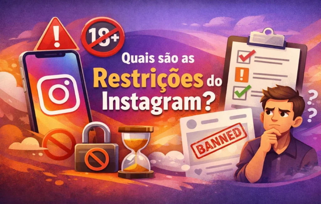 Quais são as restrições do Instagram