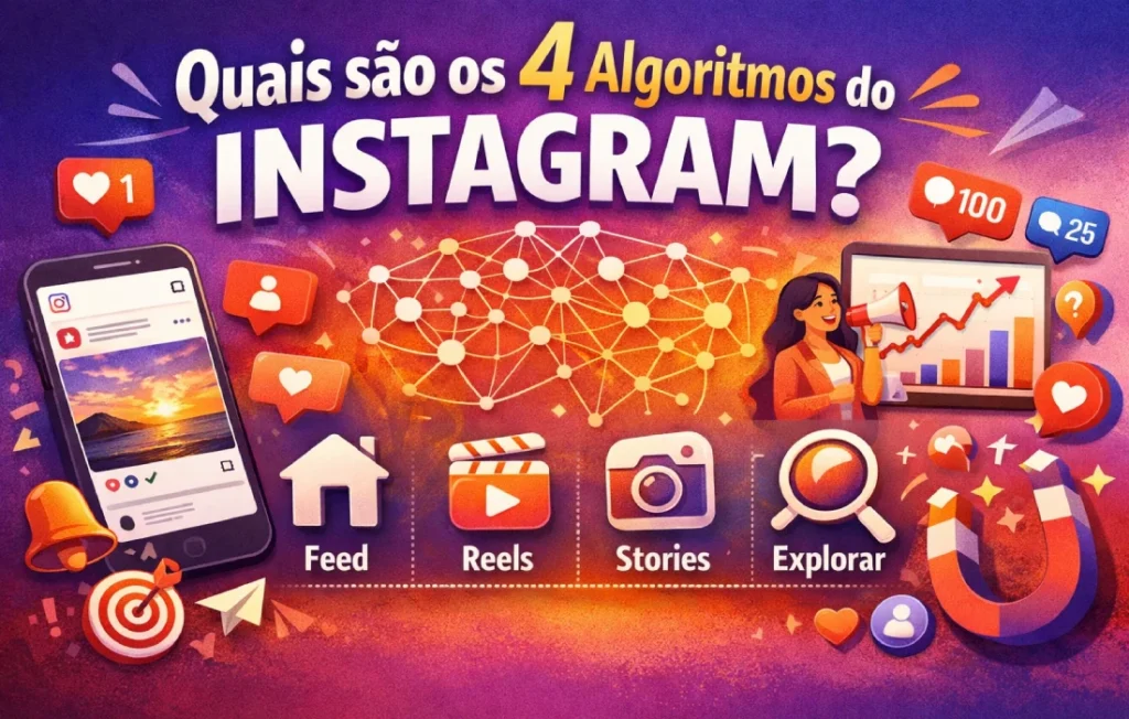 Quais são os 4 algoritmos do Instagram