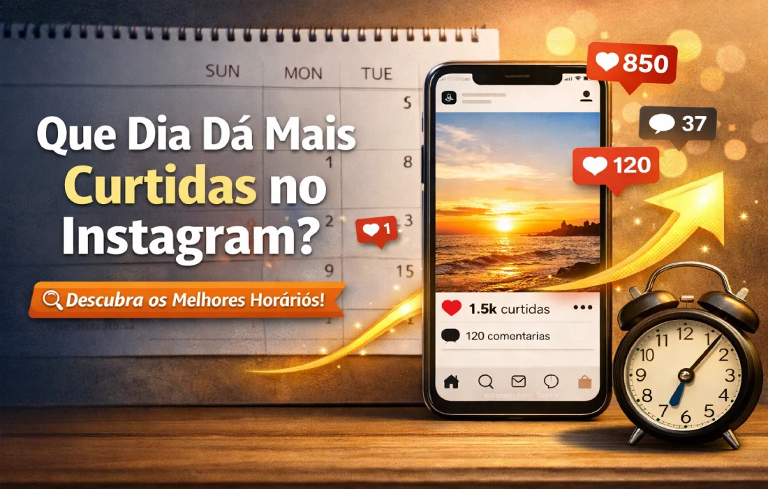 Que dia dá mais curtidas no Instagram