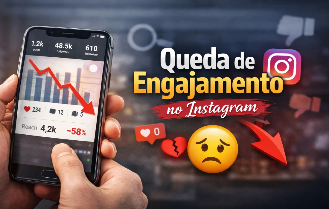 Queda de Engajamento no Instagram