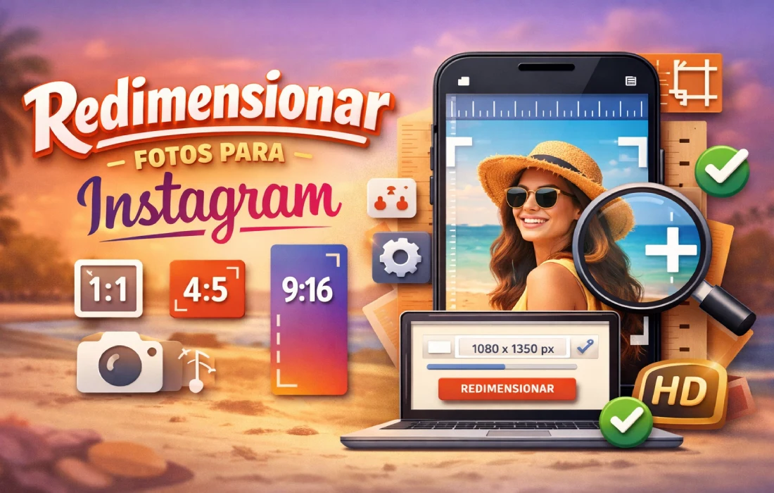 Redimensionar fotos para Instagram
