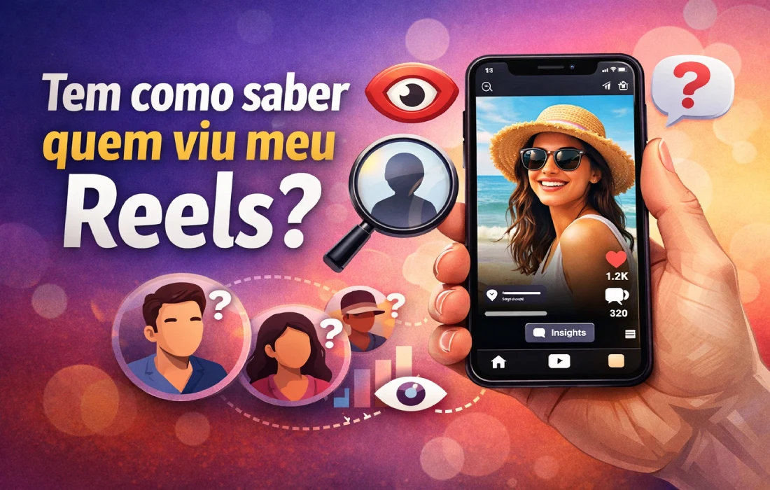 Tem como saber quem viu meu Reels