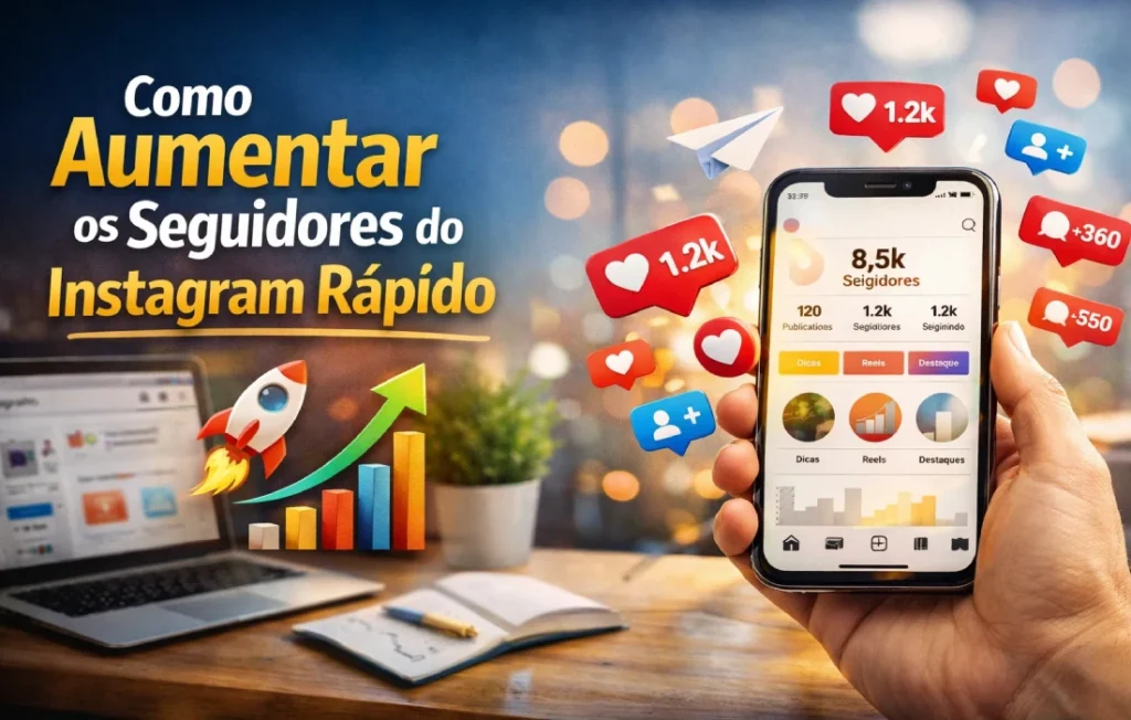 aumentar os seguidores do Instagram rápido