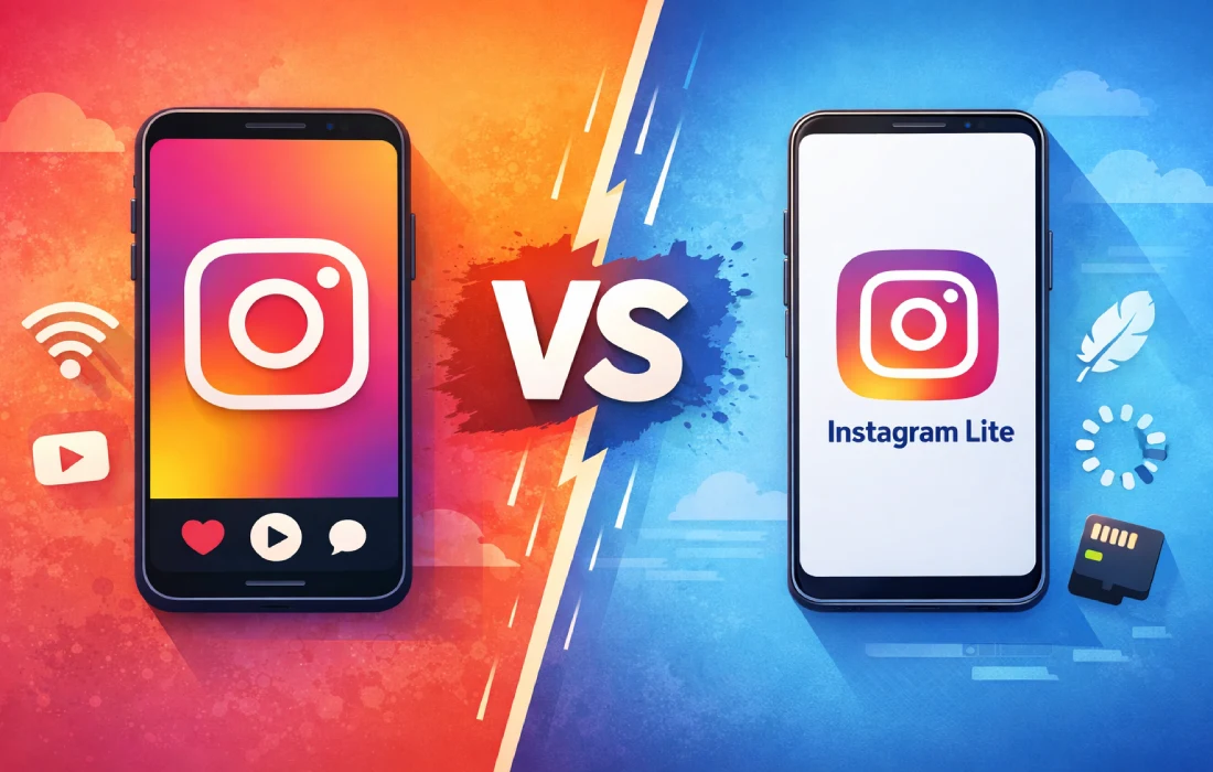 diferença entre Instagram e Instagram Lite
